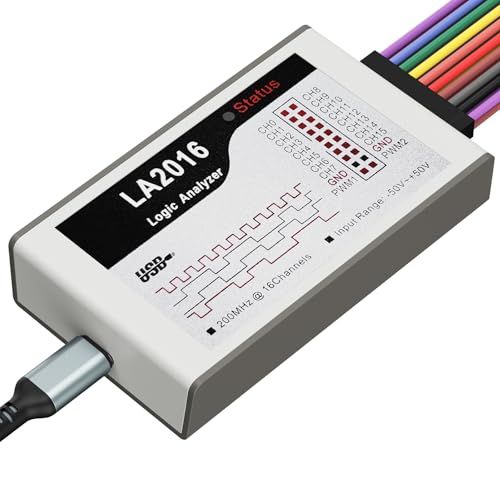 InnoMaker USB ロジックアナライザ LA2016 16チャンネル 200MHz 1Gメモリ 英語版PCソフト付属 ポータブル 高速 I2C SPI CAN UART対応 Windows MacOS Linux 対応kk 714de7a8