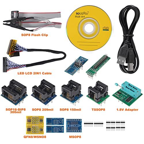EZP2023 USB SPIプログラマーフルセット + 12アダプターサポート 24 25 93 95 EEPROM Flash Bios Windows EZP2019対応 (USBプログラマー + 12アダプター)kk 708f23d6 EZP2023 USB SPIプログラマーフルセット + 12アダプターサポート 24 25 93 95 EEPROM Flash Bios Windows EZP2019対応 (USBプログラマー + 12アダプター)kk 708f23d6