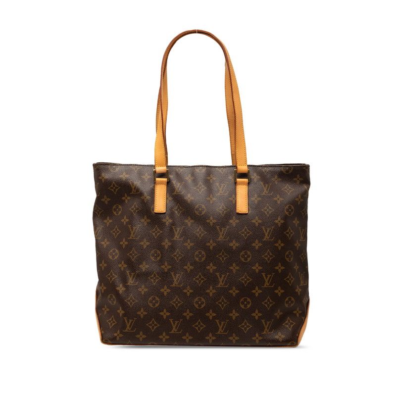 ルイ ヴィトン モノグラム カバメゾ ショルダーバッグ トートバッグ M51151 ブラウン PVC レザー レディース LOUIS VUITTON【1-0268400】