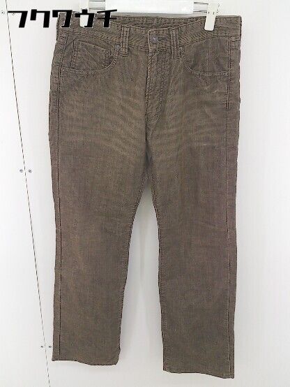 ◇ BOBSON ボブソン Crack Wash クラッシュ ウォッシュ コーデュロイ パンツ サイズ(31)78cm ブラウン メンズ 【中古】 【1111030004322】 8,144円