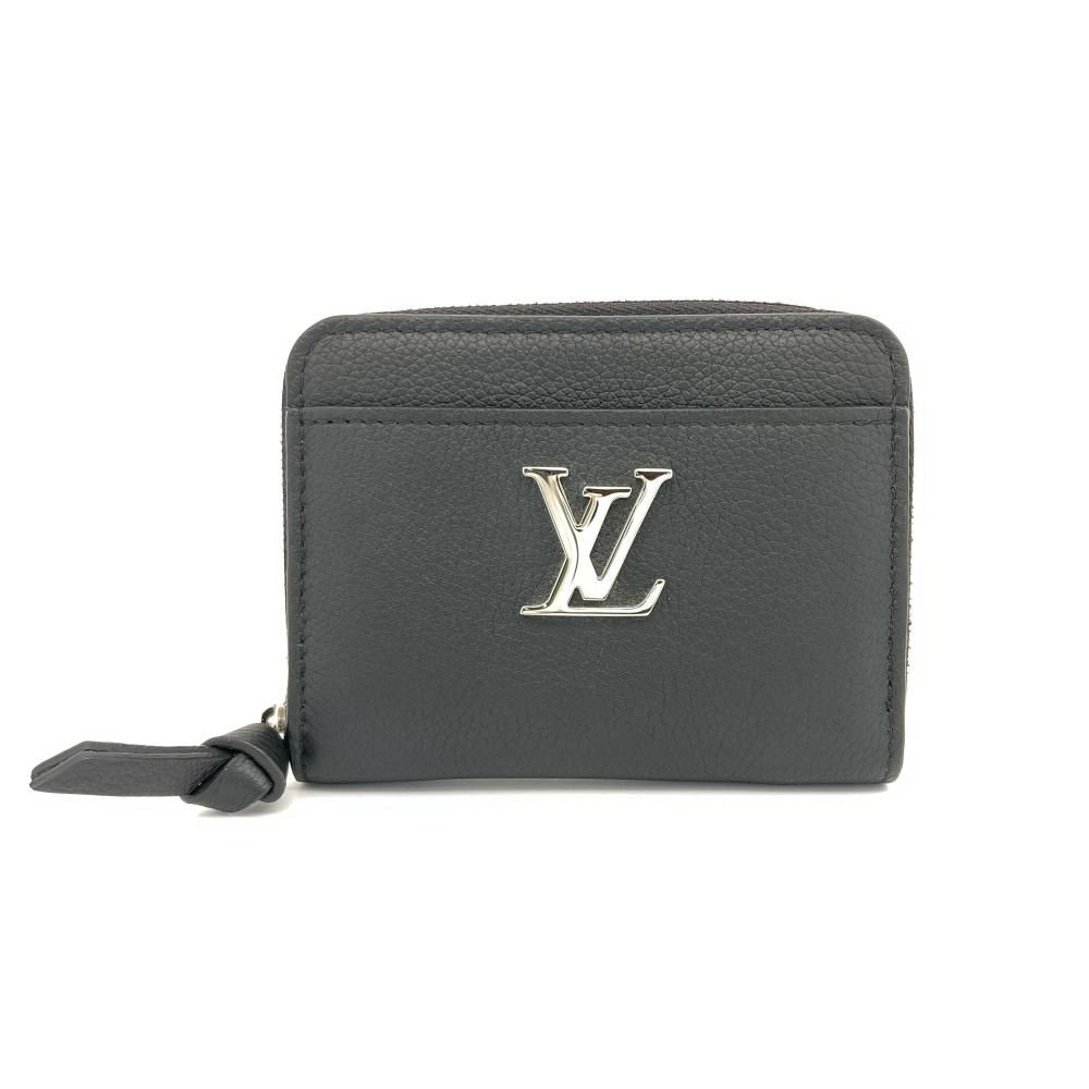 ルイヴィトン LOUIS VUITTON ロックミー ジッピーコインパース コインケース レザー M80099 ノワール RFID(ICチップ)内蔵【中古】