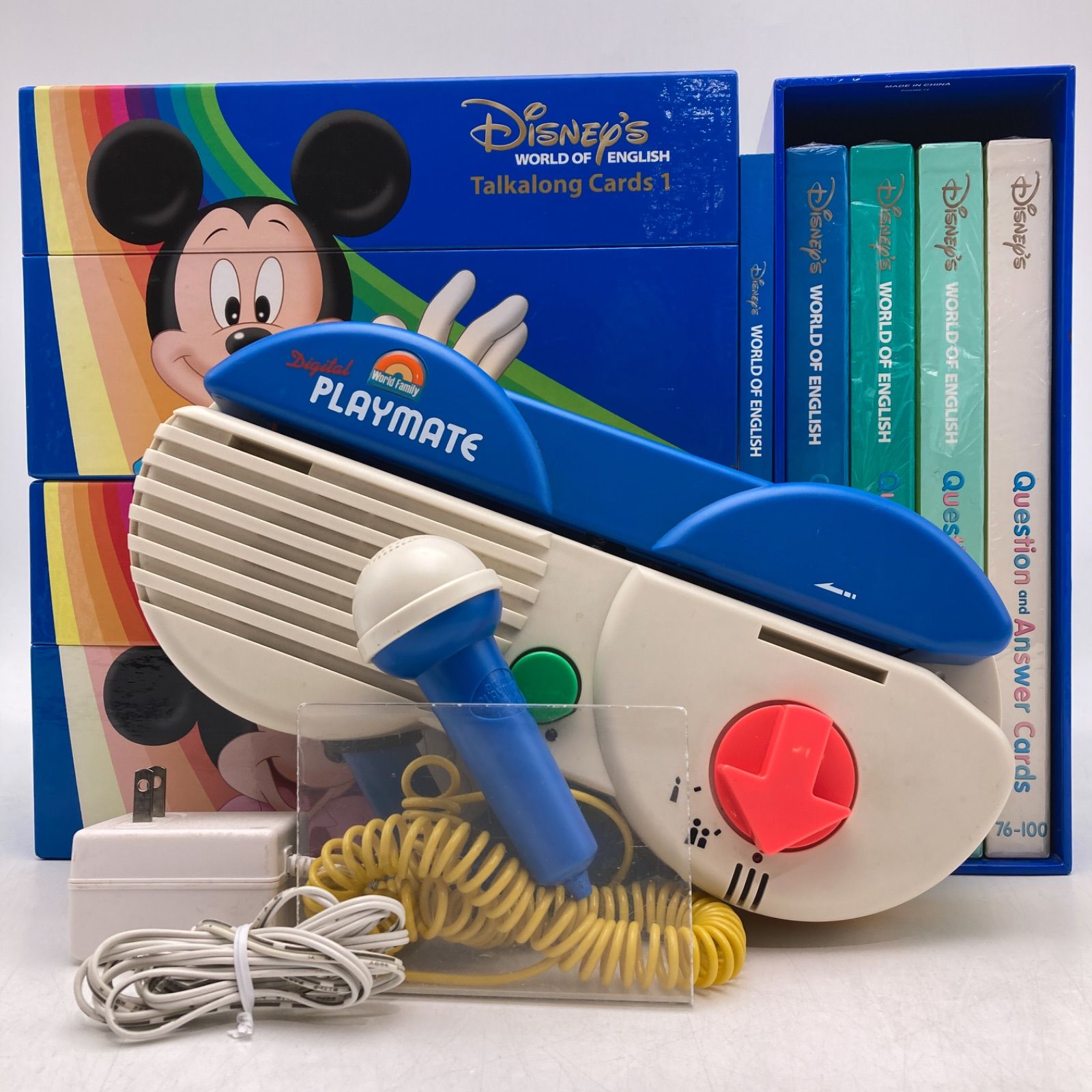 トークアロング　Ｑ＆Ａカード　ディズニー英語システム 500122　【ジャンク品】