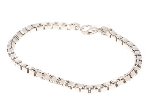 TIFFANY&Co. ティファニー ジュエリー ベネチアン リンク ブレスレット 60150727 シルバー 925 15.6g【中古】【473】