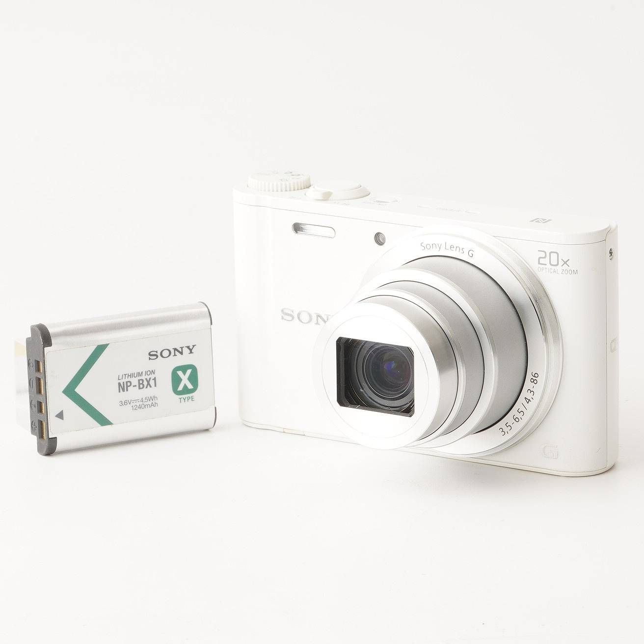 ソニー Sony Cyber-shot DSC-WX350 ホワイト 20x 光学ズーム