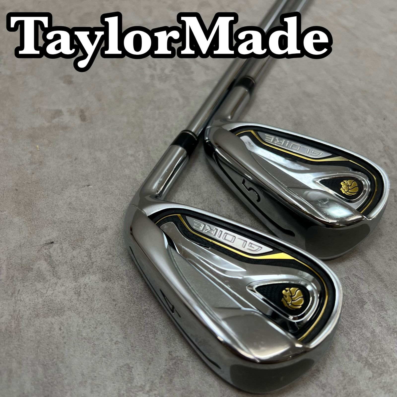テーラーメイド　グローレ　メンズゴルフ　アイアン2本セット　右利き用　N.S.PRO R　4番 5番　TaylorMade GLOIRE