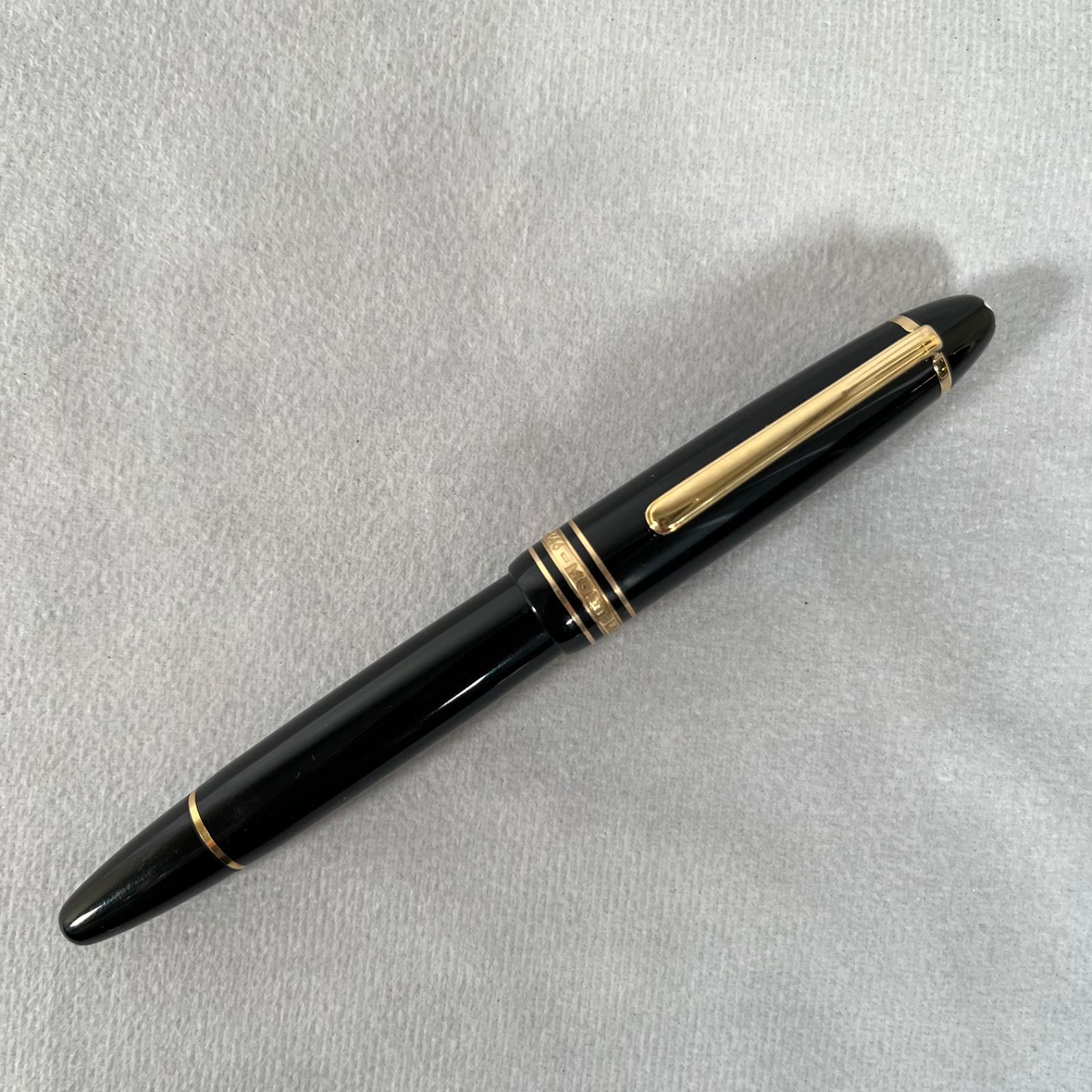 【管2604-209】MONTBLANC モンブラン MEISTERSTUCK No.146 ペン先 4810 14k ブラック×ゴールドトリム 現状渡し 筆記未確認