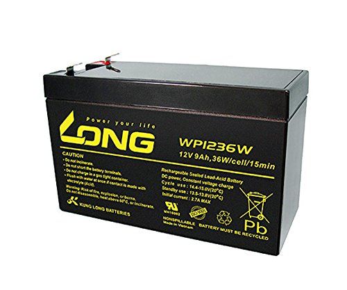 LONG 12V9Ah 高性能 シールドバッテリー WP1236W WP1236Wkoe