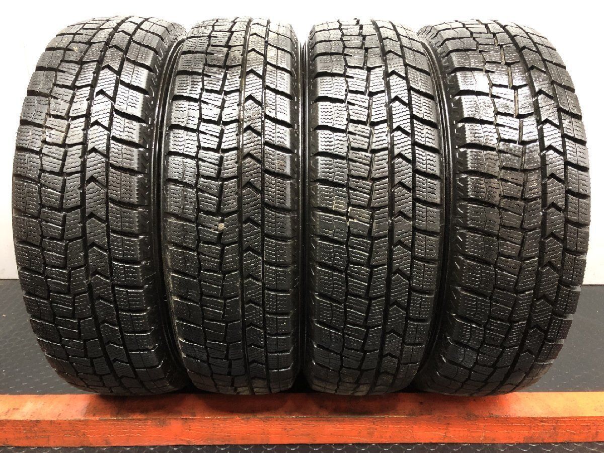 DUNLOP WINTER MAXX WM02 155/65R13 13インチ スタッドレス 4本 24年製 バリ溝 スピアーノ ラパン アルト ライフ ゼスト等　(STG207)