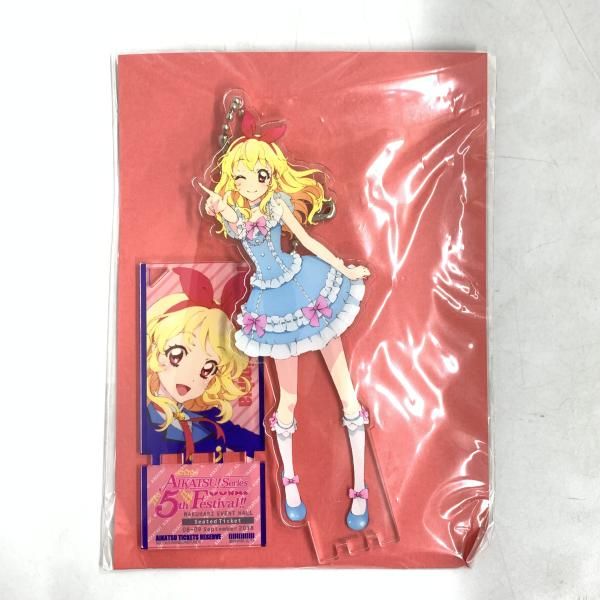 【中古】星宮いちご　アイカツ5thフェス　アクリルバッジスタンドキーホルダー[10]