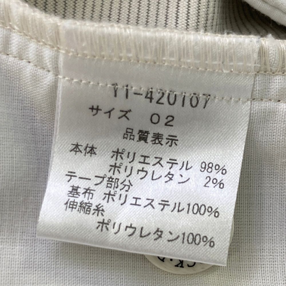 新品未使用ROCK・DUDE ゴルフパンツ ホワイト サイズ02 サイズ：02 ROCK DUDE ロックデュード ストレッチパンツ ホワイト系
