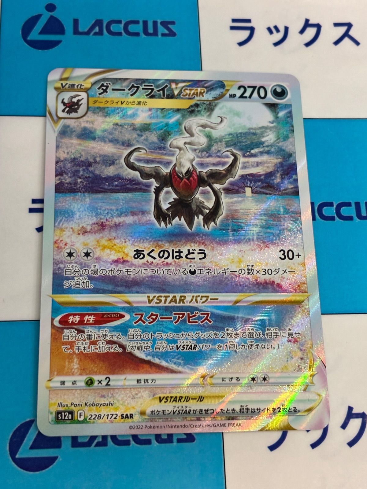 ポケモンカード/ポケカ　ダークライVSTAR　228/172　SAR