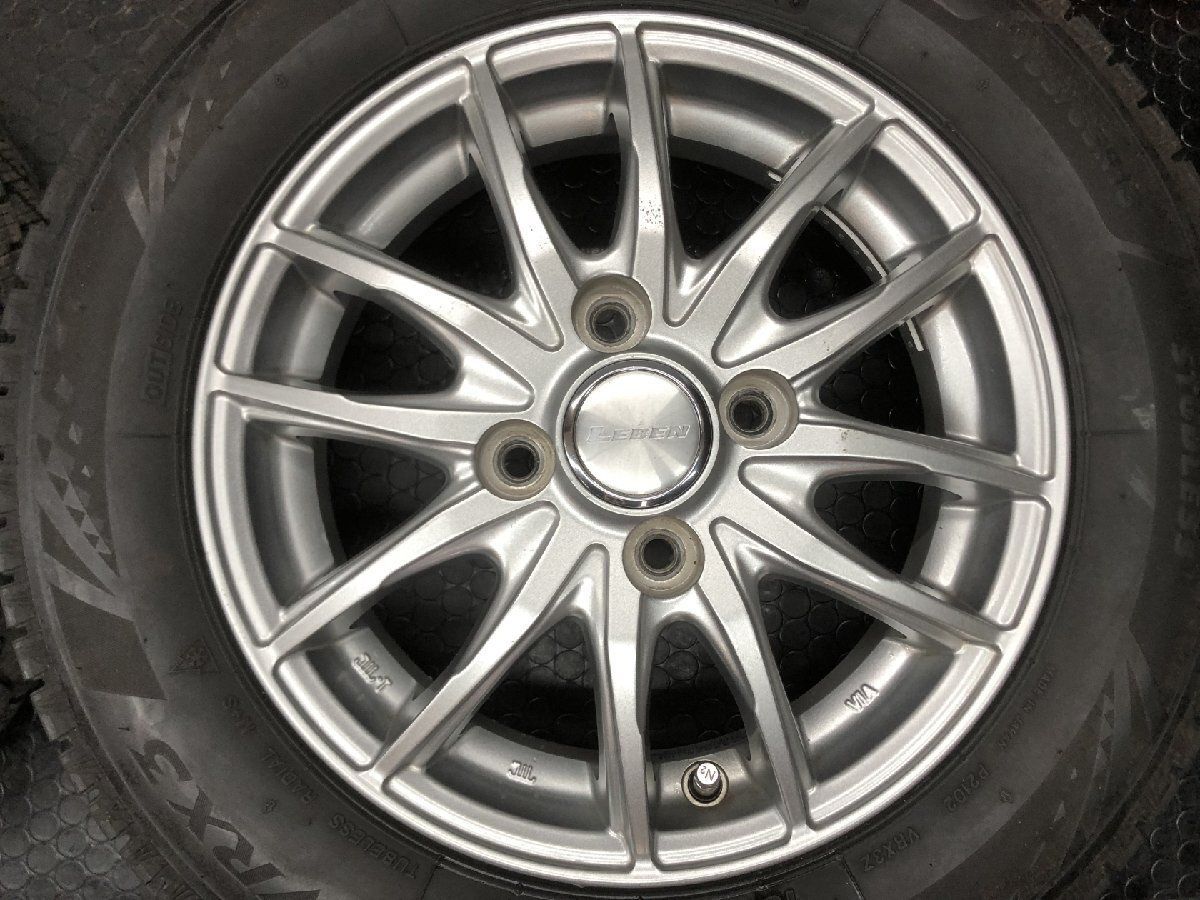 BS BLIZZAK VRX3 155/65R13】スタッドレス【LEBEN 13インチ 4J4HPCD100 