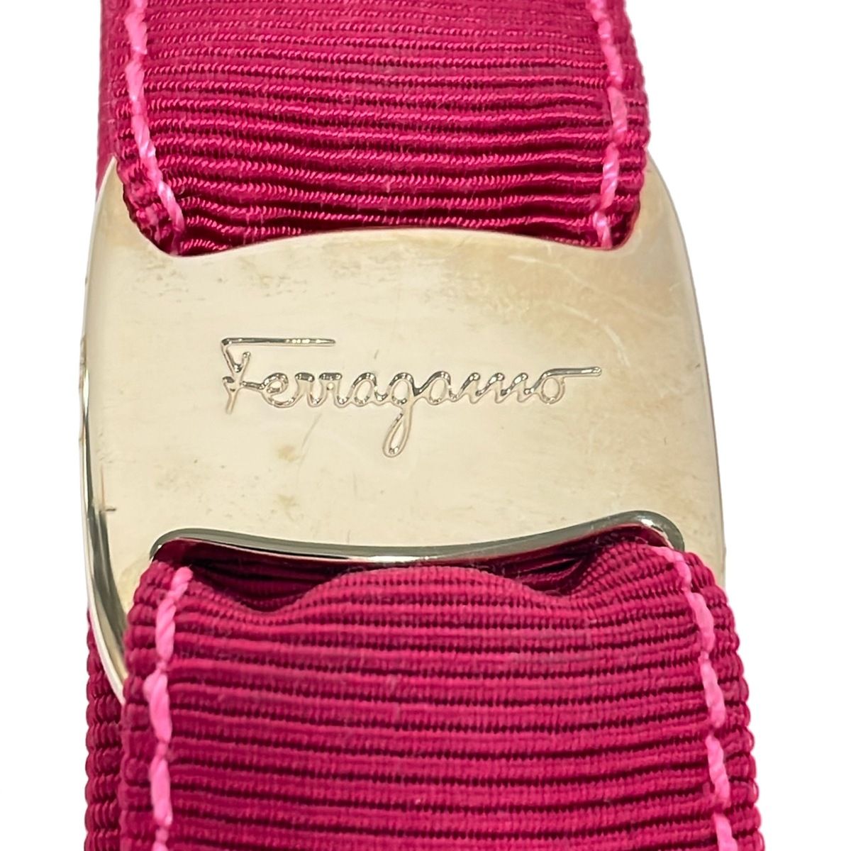 FERRAGAMO/SalvatoreFerragamo(サルバトーレフェラガモ) バレッタ美品