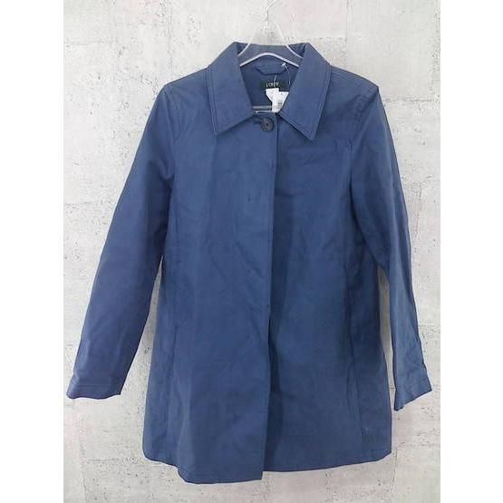 ◇ J.Crew ジェイクルー 長袖 ステンカラー コート M ネイビー # 【1002796987472】