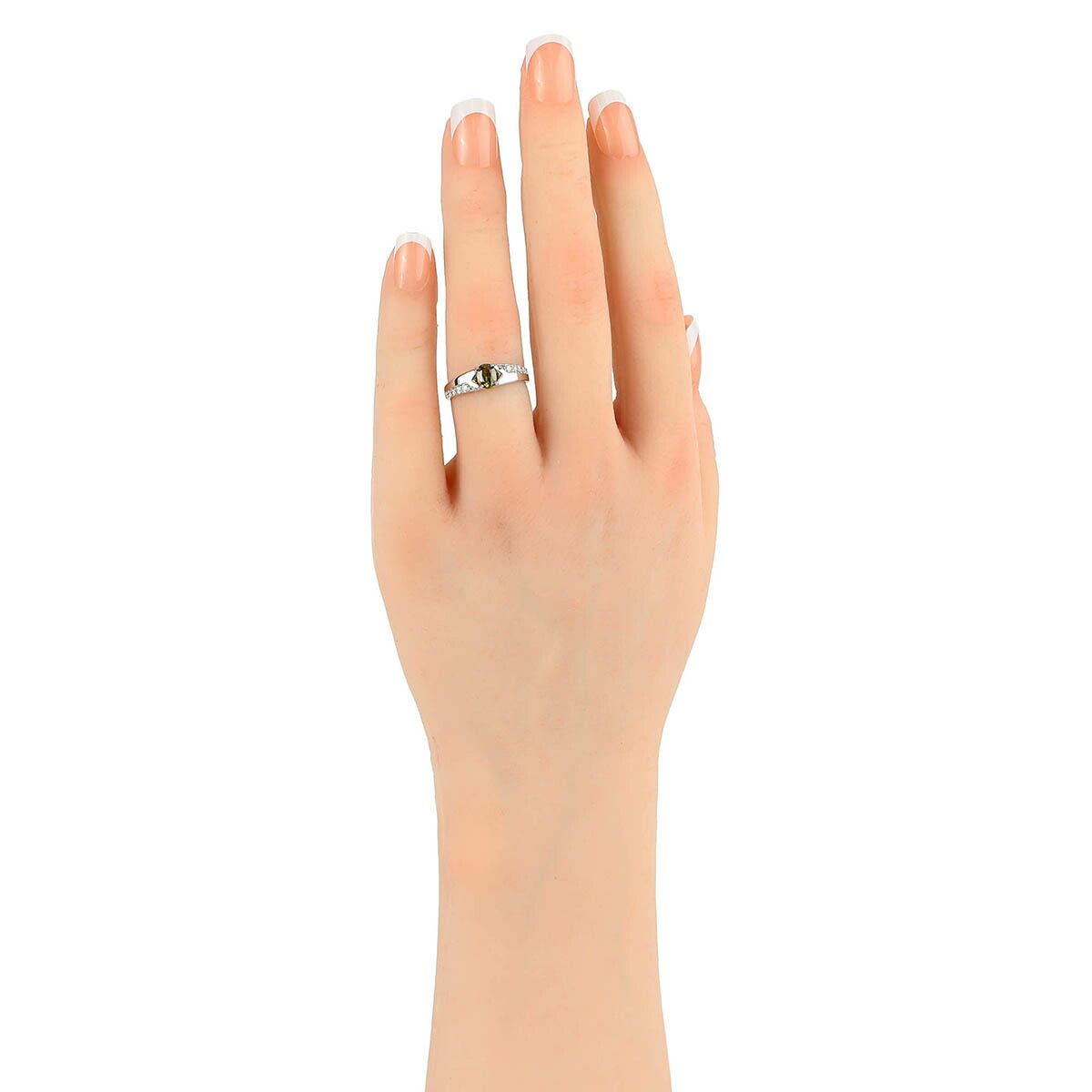 新品仕上済】 スフェーン 0.52ct ダイヤモンド プラチナ Pt900 リング 