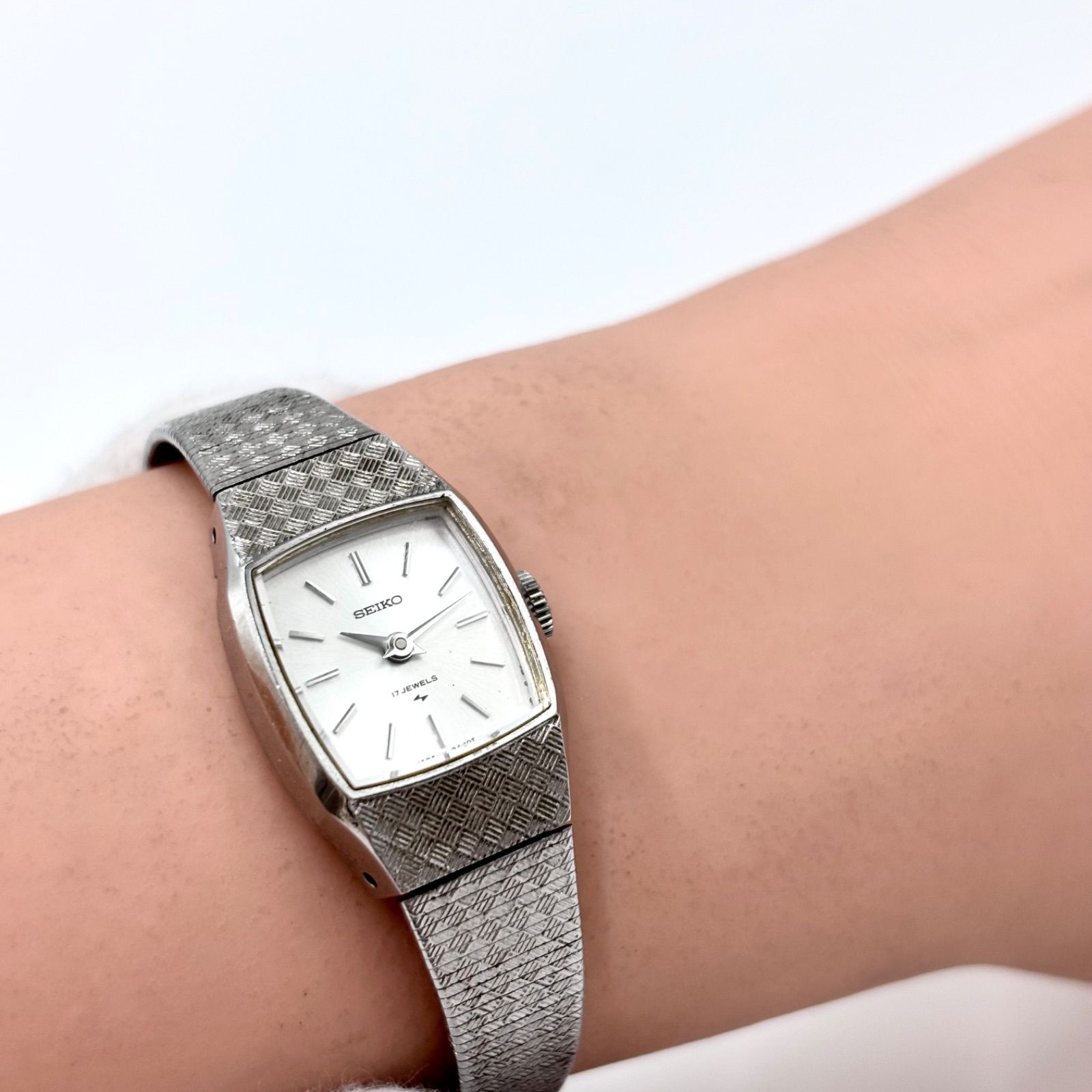 稼働/美品】SEIKO/セイコー 手巻き 腕時計/ブレスウォッチ シルバー 