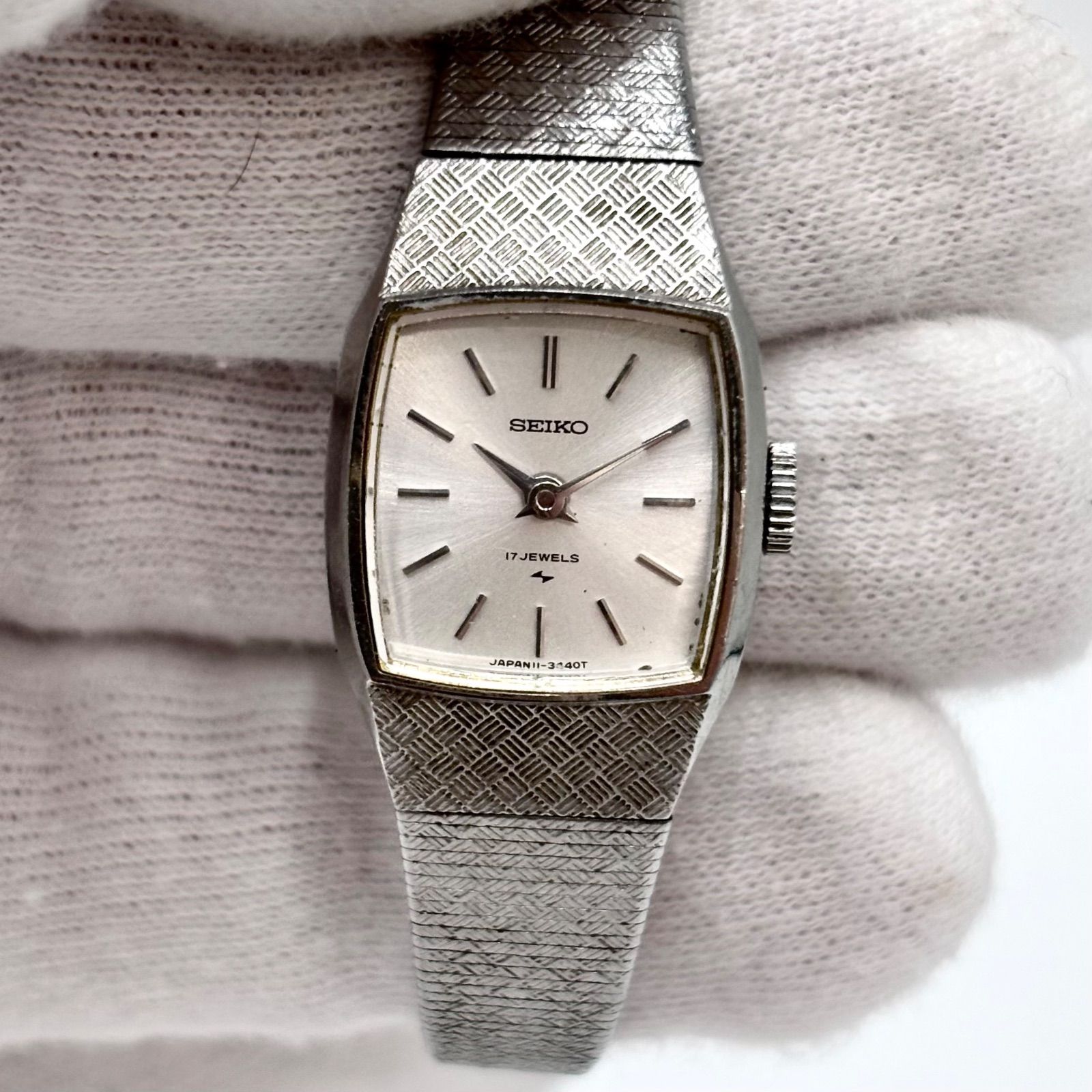 稼働/美品】SEIKO/セイコー 手巻き 腕時計/ブレスウォッチ シルバー 