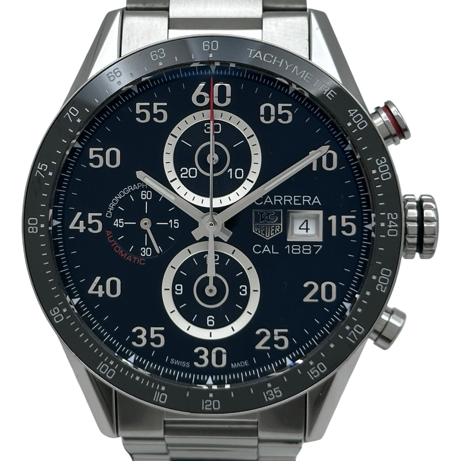 タグ・ホイヤー TAG HEUER カレラ キャリバー1887 クロノグラフ CAR2A10.BA0799 ブラック ステンレススチール 自動巻き メンズ 腕時計