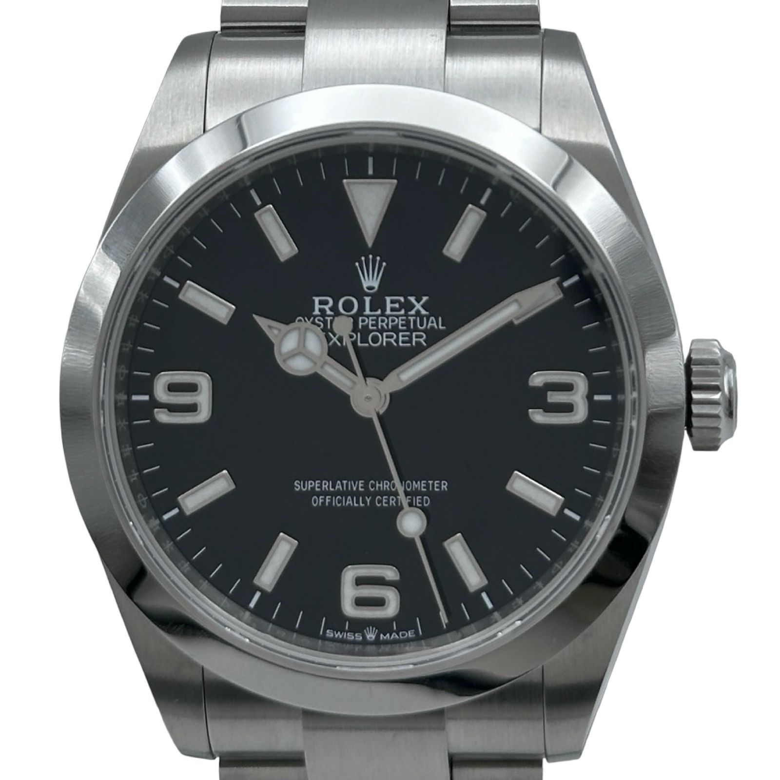 ロレックス ROLEX エクスプローラー 40 224270 ブラック ステンレススチール 自動巻き メンズ 腕時計