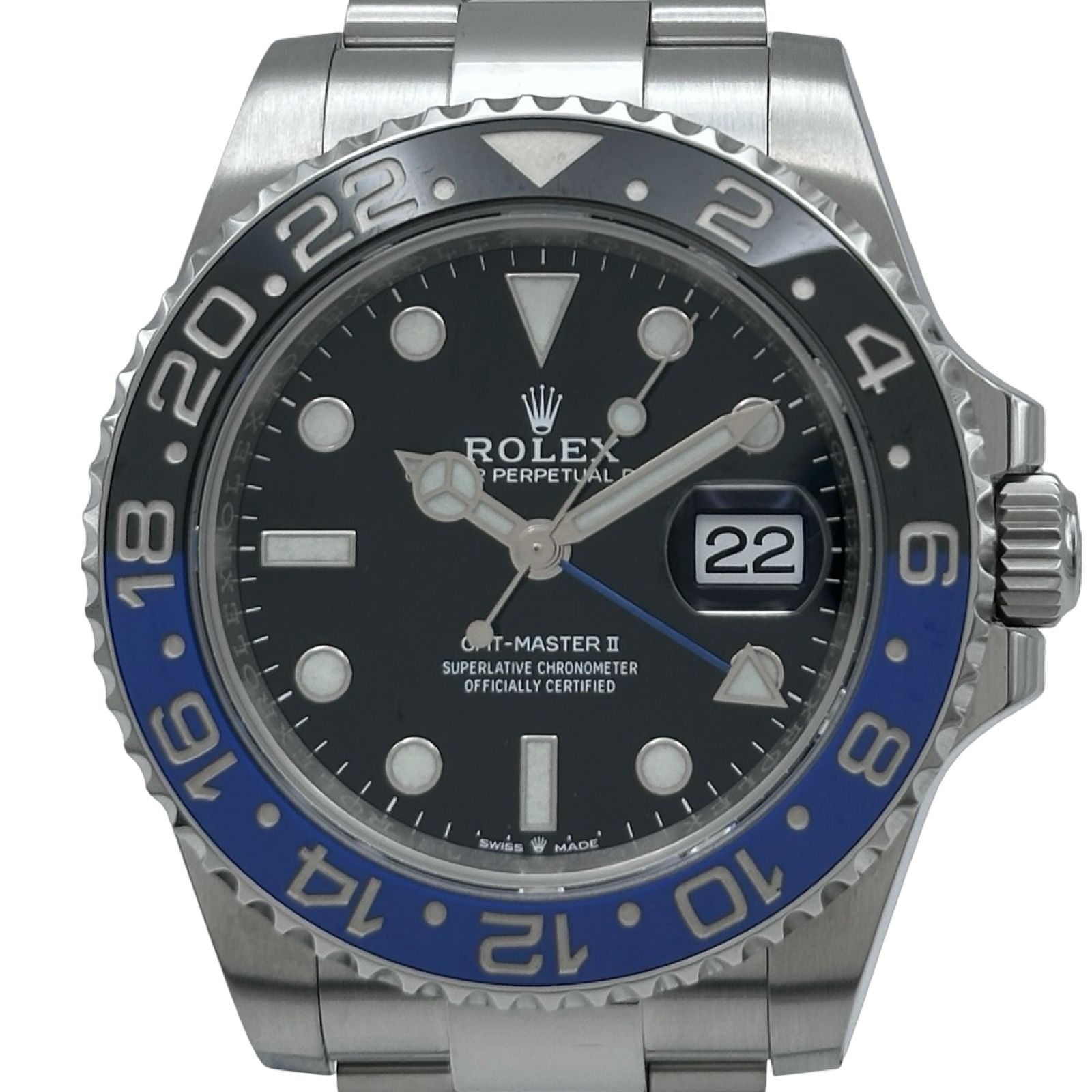 ロレックス ROLEX GMTマスター2 126710BLNR ブラック ステンレススチール 自動巻き メンズ 腕時計