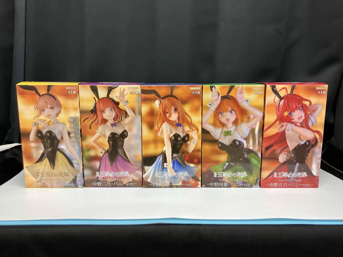 フィギュア フリュー 五等分の花嫁 バニーver. Trio-Try-iT Figure 中野一花、二乃、三玖、四葉、五月 まとめ売り 7点セット