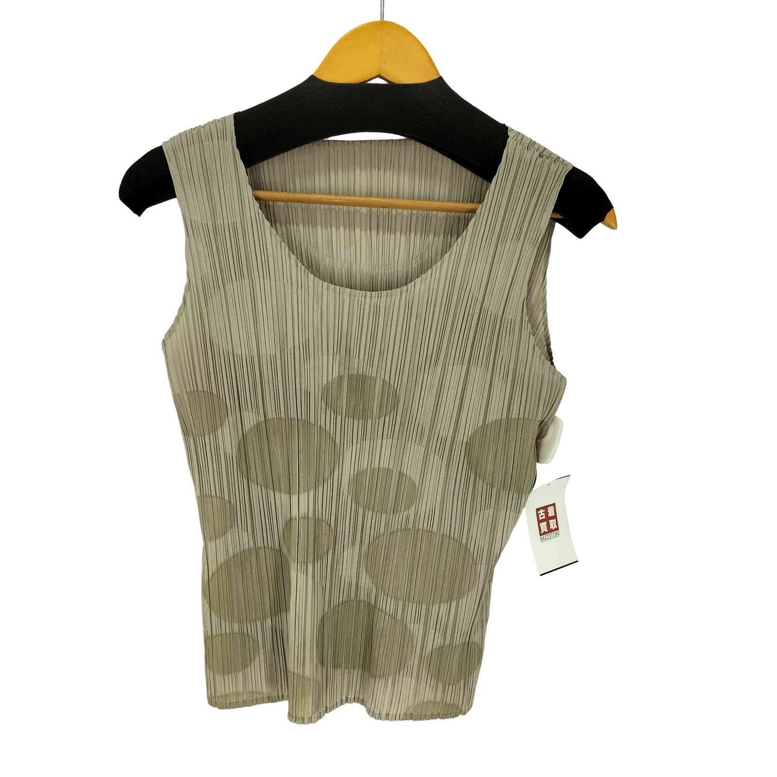 プリーツプリーズイッセイミヤケ PLEATS PLEASE ISSEY MIYAKE ドット柄 プリーツ タンクトップ レディース JPN：3