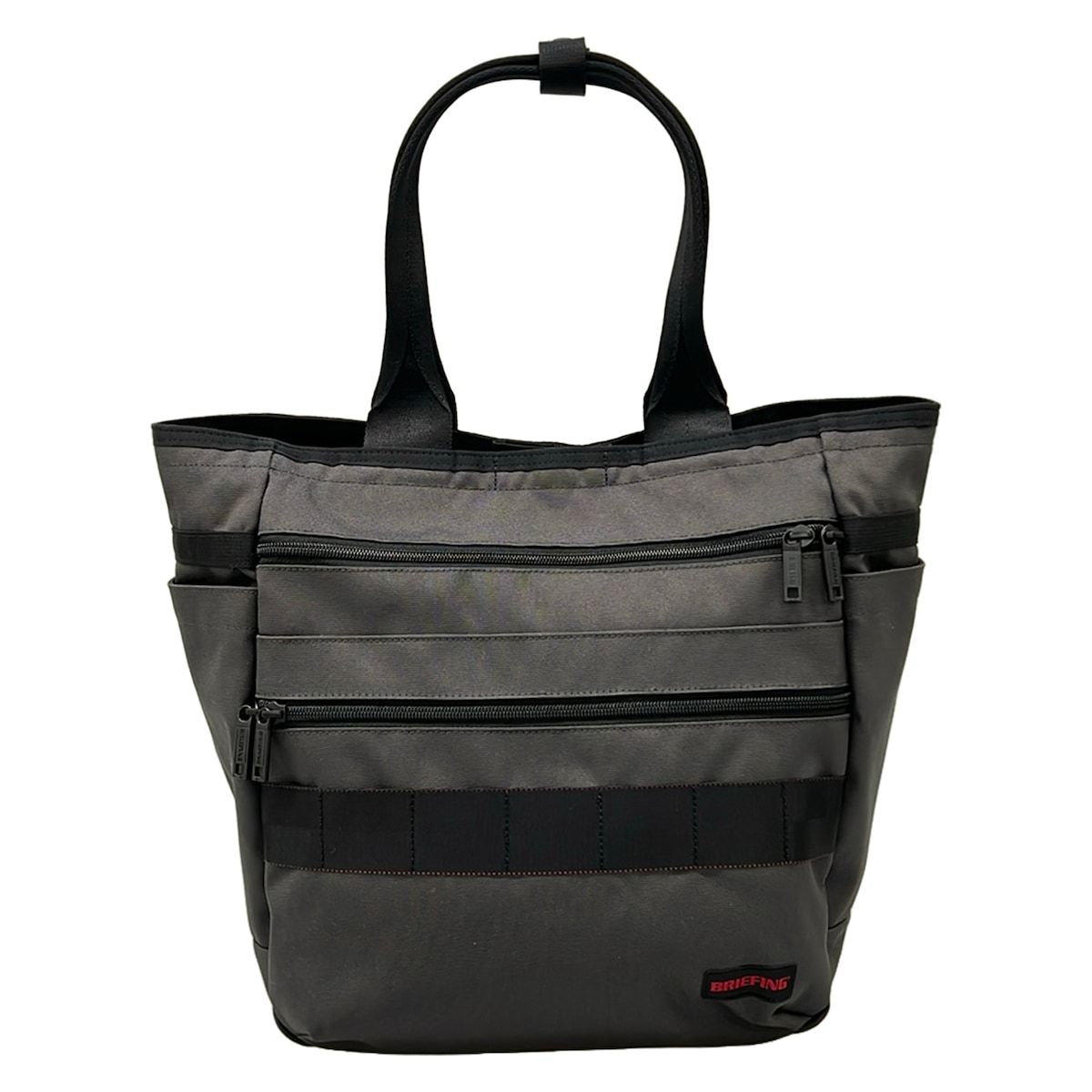 BRIEFING(ブリーフィング) ショルダーバッグ美品 - ダークグレー×黒