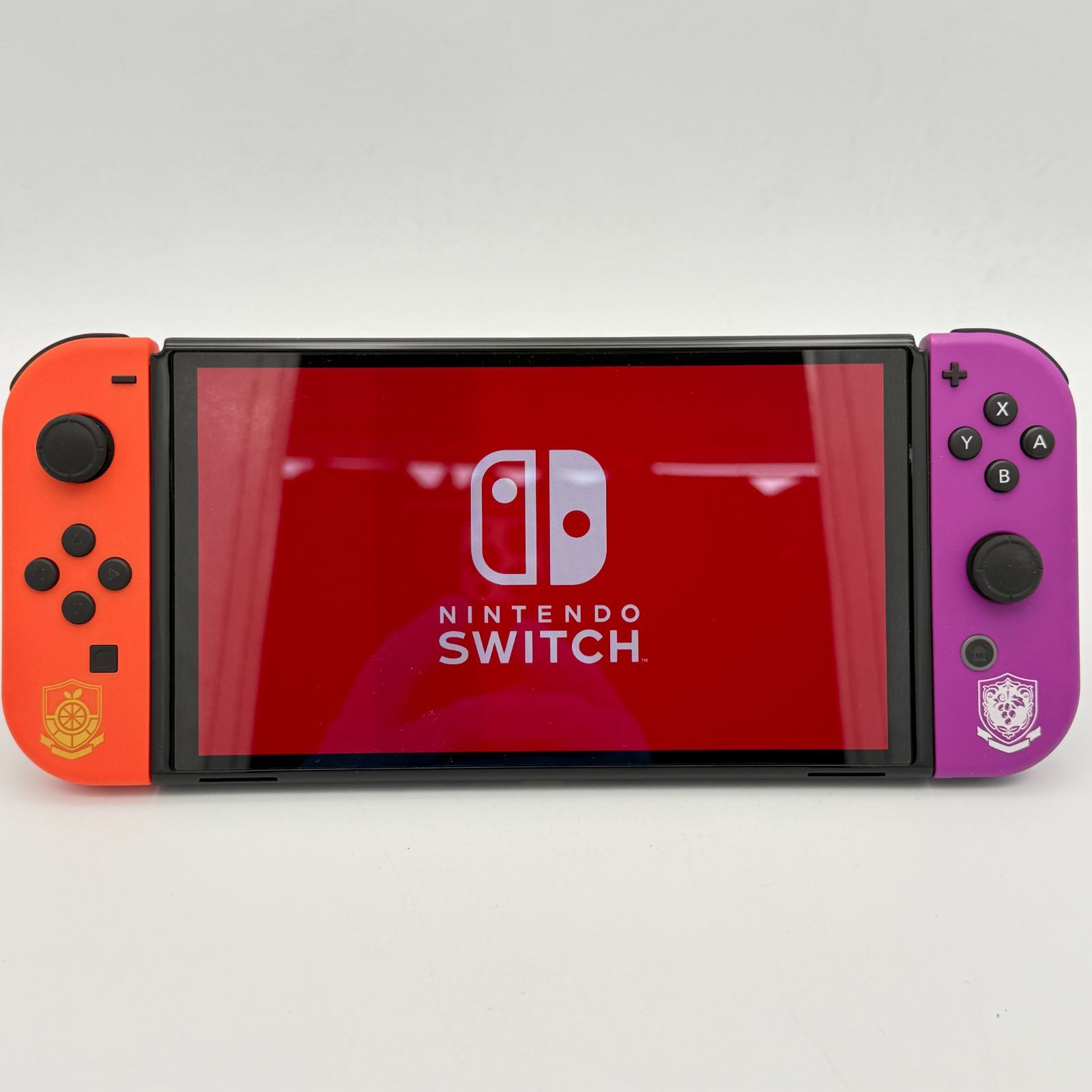 美品】Nintendo Switch(有機ELモデル) スカーレット・バイオレット