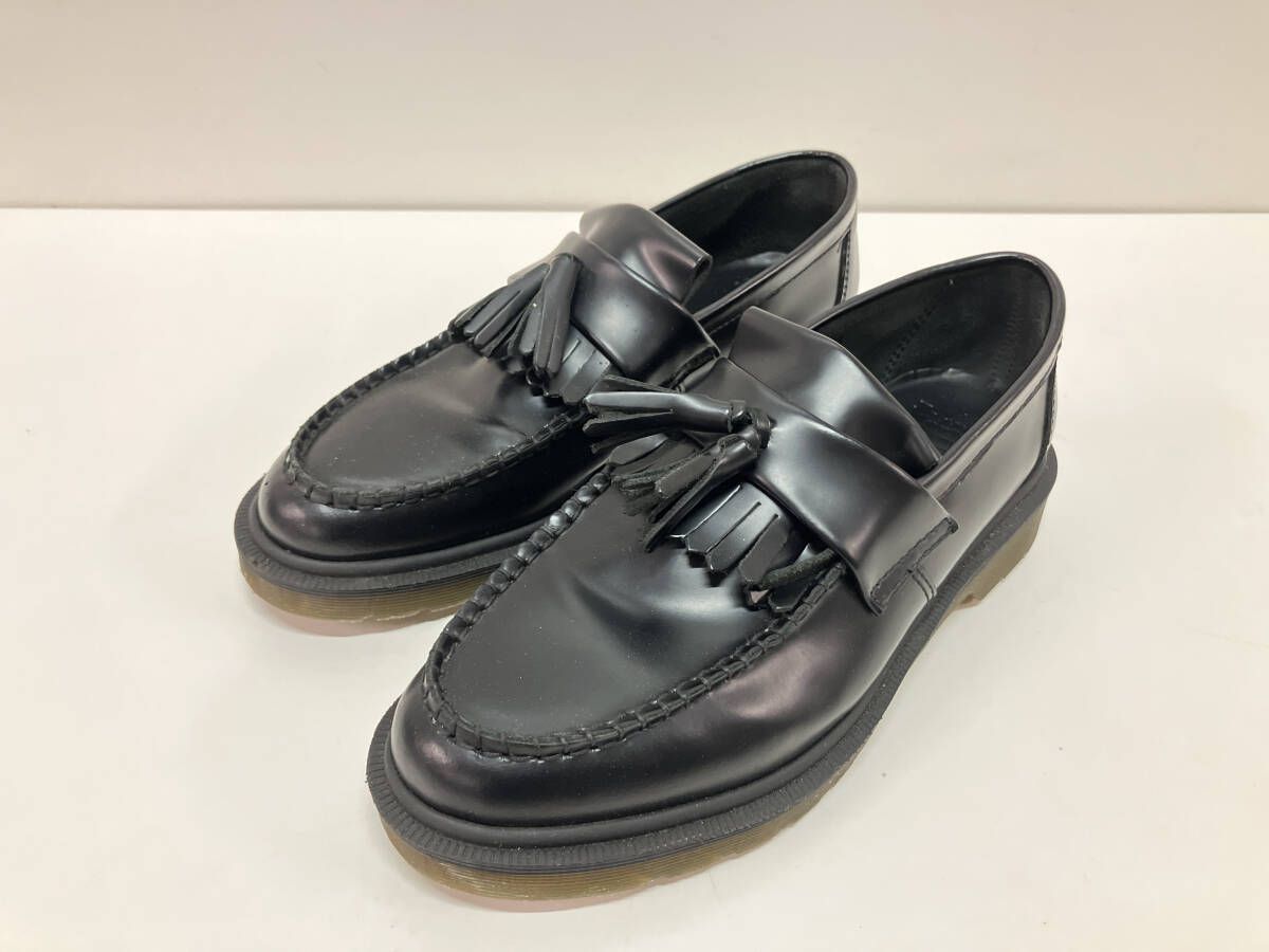 Dr. Martens ドクターマーチン ADRIAN エイドリアン ブラック レザー タッセルローファー 美品 サイズEU41