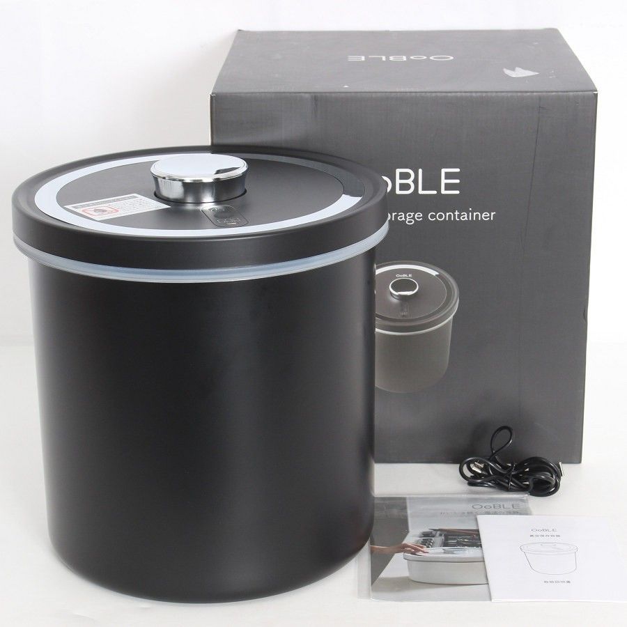 OoBLE OB-001BK ブラック 真空保存容器 13L オーブル 本体 - メルカリ