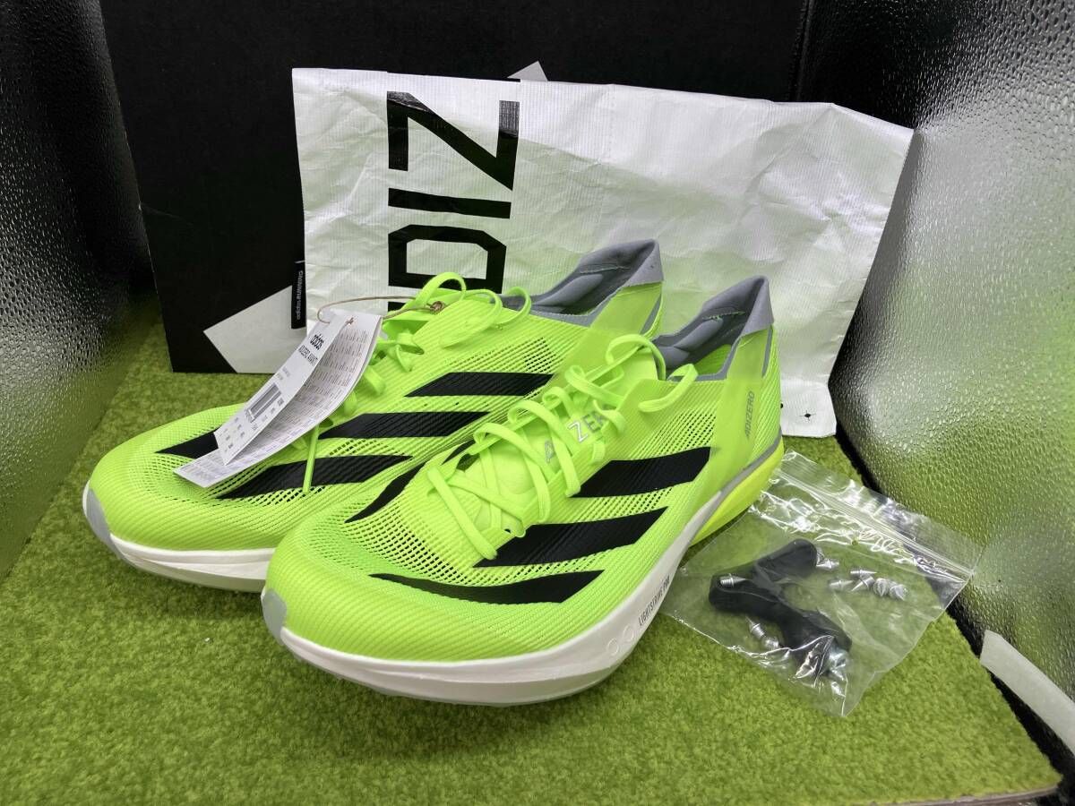 【タグ付き】adidas ADIZERO AVANTI IG1989長距離用　29.0cm箱付き・収納袋・ピン回しつき 6,491円