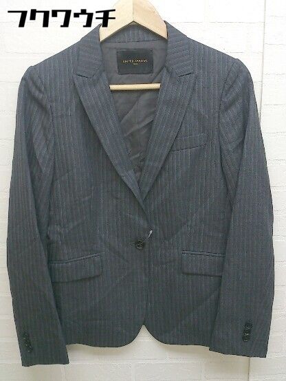 ◇ UNITED ARROWS ユナイテッドアローズ 1B シングル 長袖 テーラード ジャケット サイズ40 グレー系 レディース 【中古】 【1103230009054】
