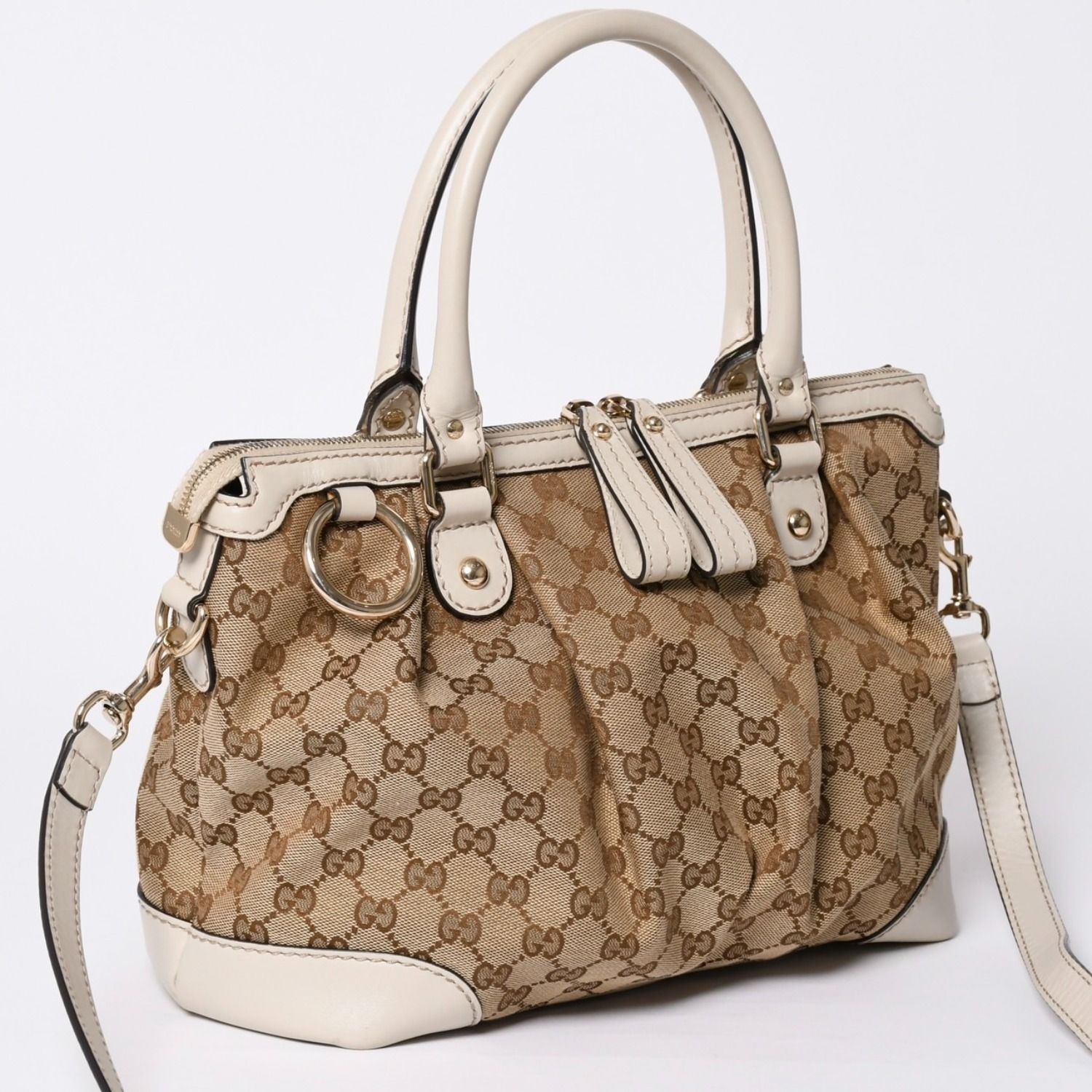 GUCCI グッチ GGキャンバス ハンドバッグ ショルダーバッグ 2WAY GUCCI 