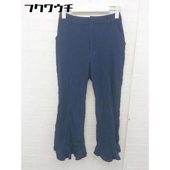 ◇ DIAGRAM GRACECONTINENTAL ウエストゴム フレアパンツ サイズ34 ネイビー レディース 【中古】 【1104210006315】