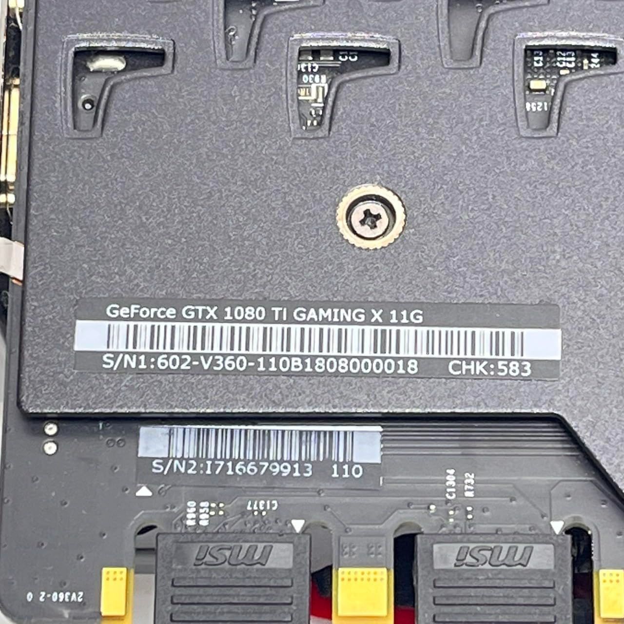MSI GTX 1080 Ti GAMING X 11G 中古美品 - メルカリ
