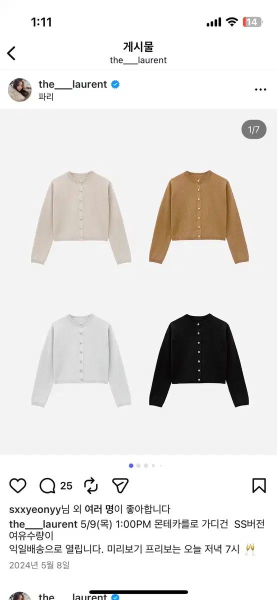THE LAURENT モンテガディガン SS シルバー (新品)