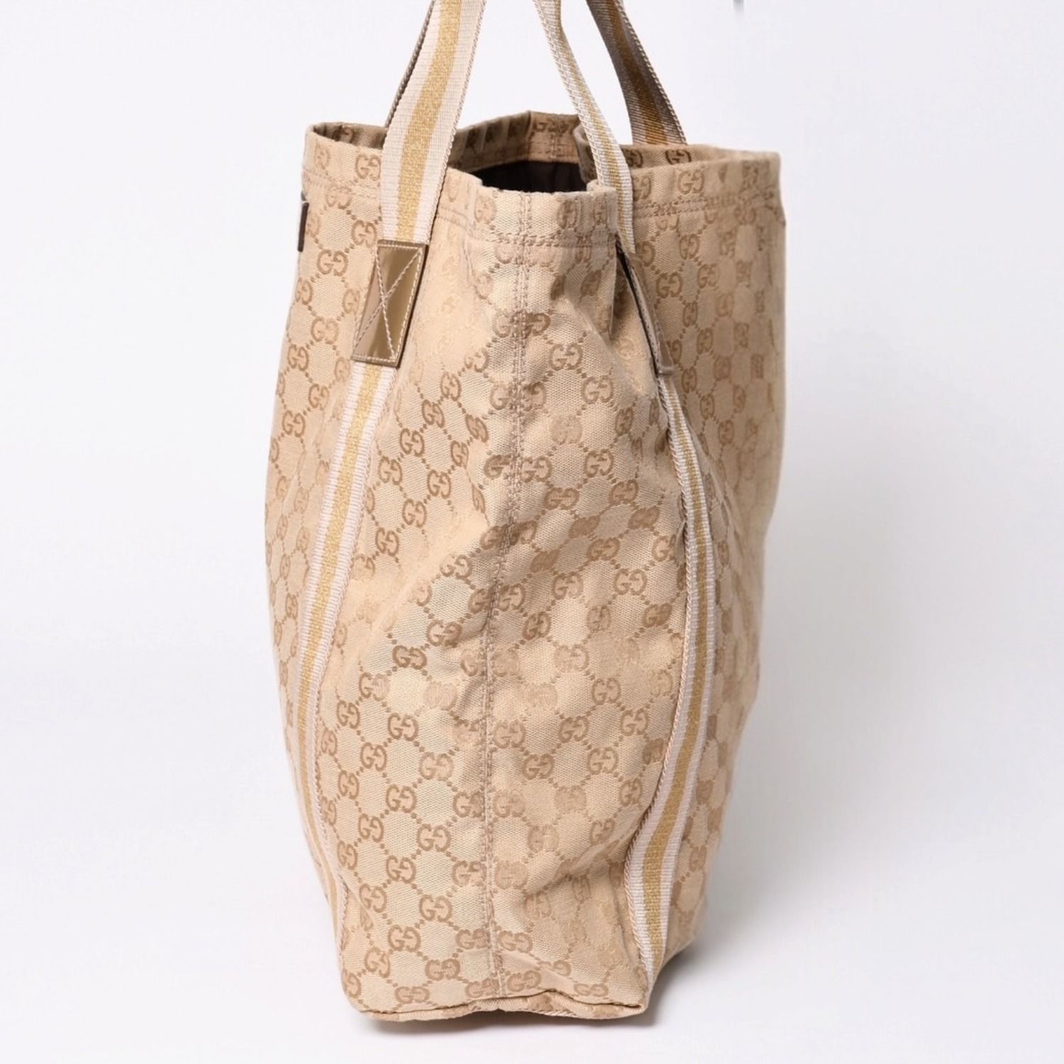 GUCCI グッチ トートバッグ ggキャンバスベージュ ブラウン 189669 
