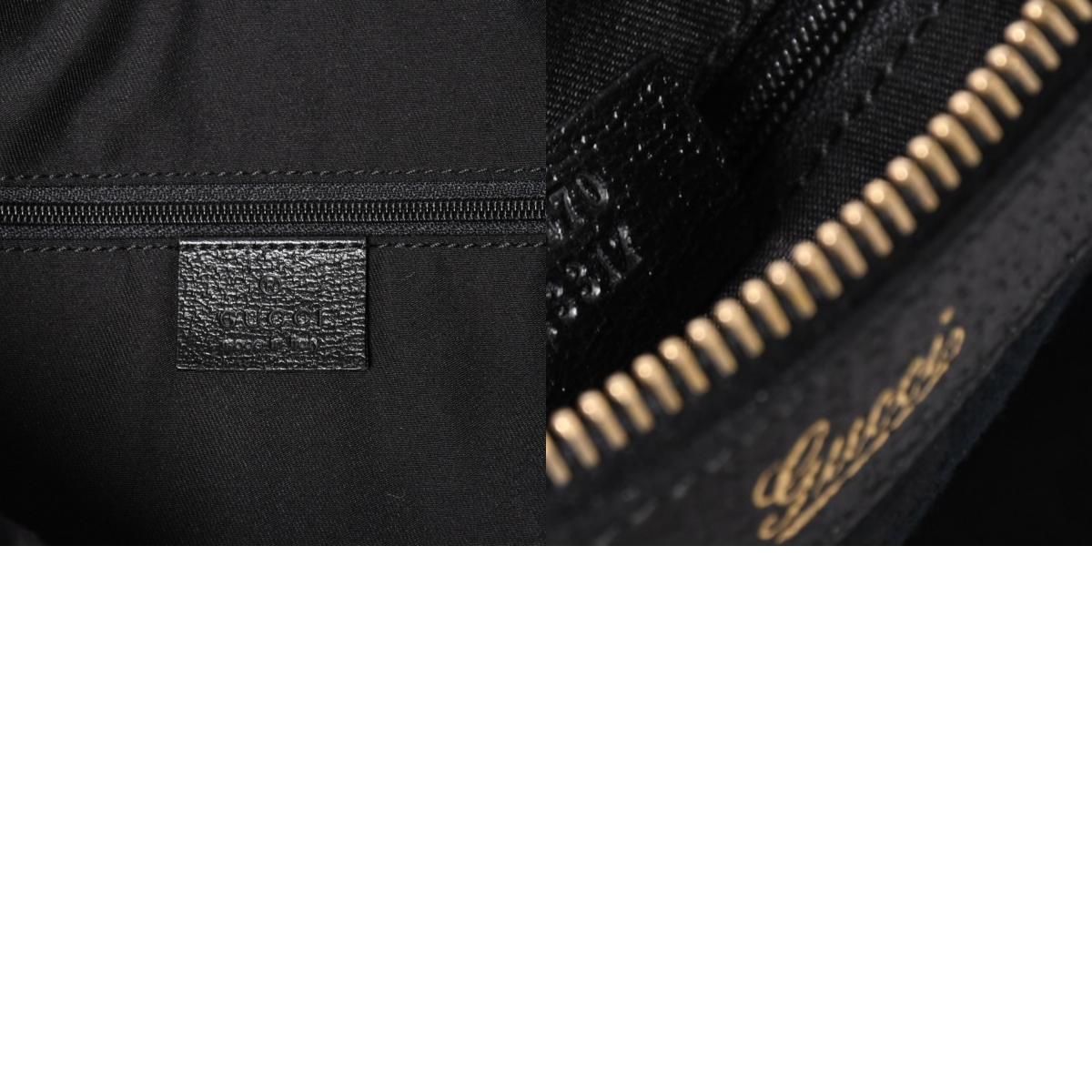 極美品 GUCCI グッチ アビーラインGGキャンバストートバッグ ブラック