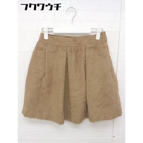 ◇ NOLLEY'S sophi ノーリーズソフィ アルパカ混 ミニ フレア スカート サイズ36 ブラウン レディース 【中古】 【1104280006499】
