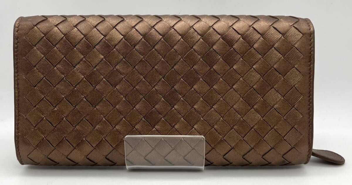 【箱有】BOTTEGA VENETA ボッテガ ヴェネタ イントレーチャート 150509 長財布