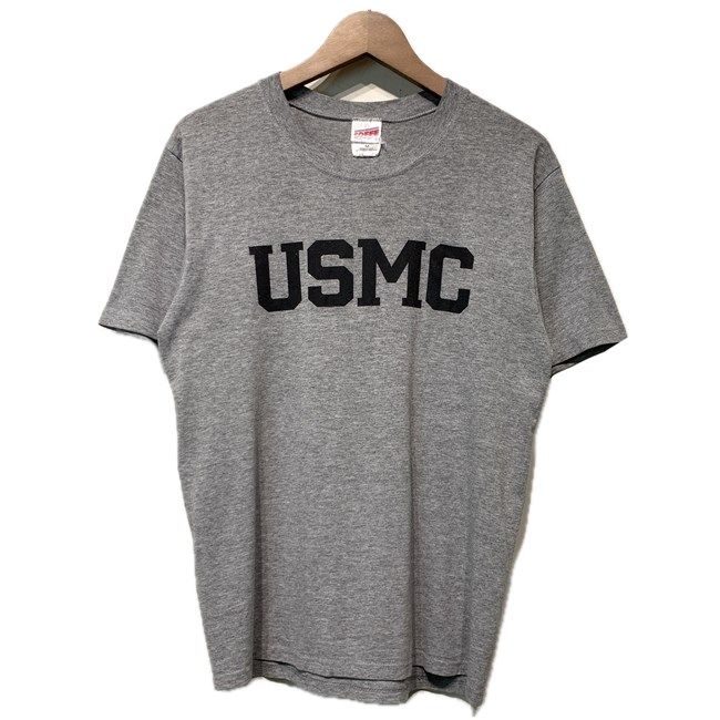 【中古】　SOFFE　Tシャツ　90s-00s vintage　90年代-00年代　半袖　カットソー　トップス　クルーネック　USMC　アメリカ海兵隊　プリント　USA製　古着　/1590