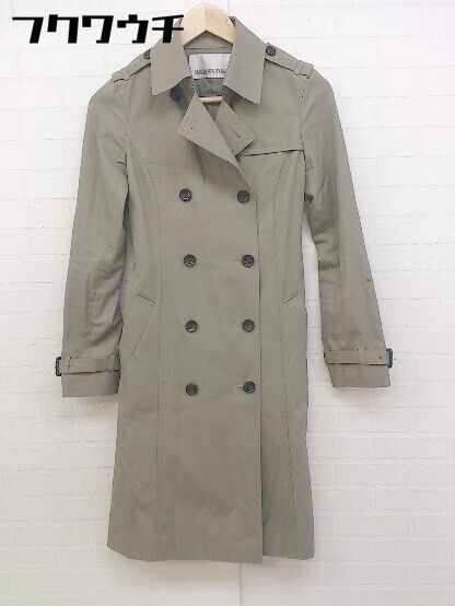 ◇ ◎ NATURAL BEAUTY BASIC ナチュラルビューティーベーシック 長袖 トレンチコート サイズS グレージュ レディース 【中古】 【1104300002425】