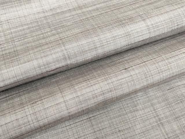 平和屋着物▽上質な紬　単衣　霞文　正絹　逸品　DABE4520az 23,400円