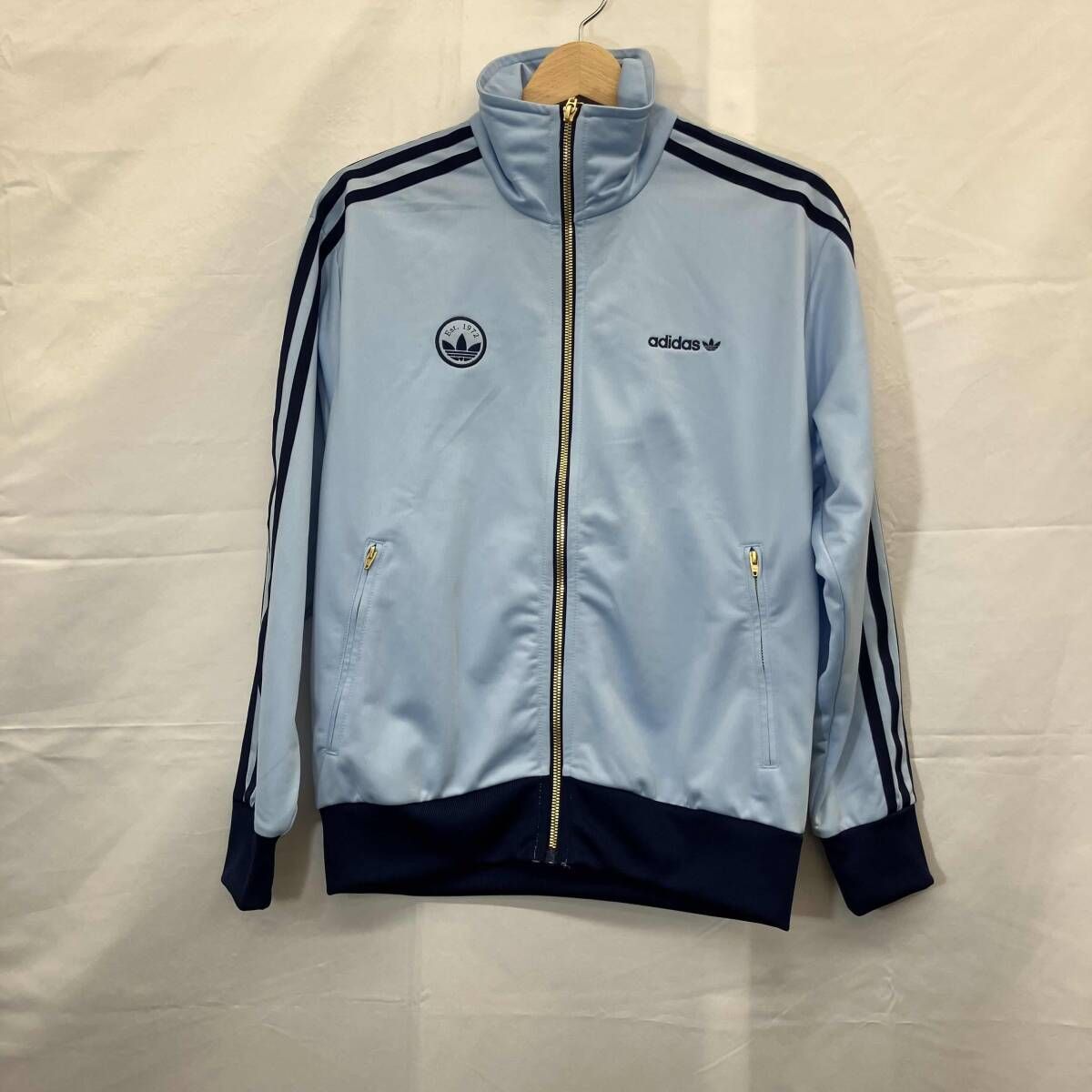 adidas /アディダス/ジャージ/ファイヤーバードバッジトラックトップ/XSサイズ/ブルー /水色