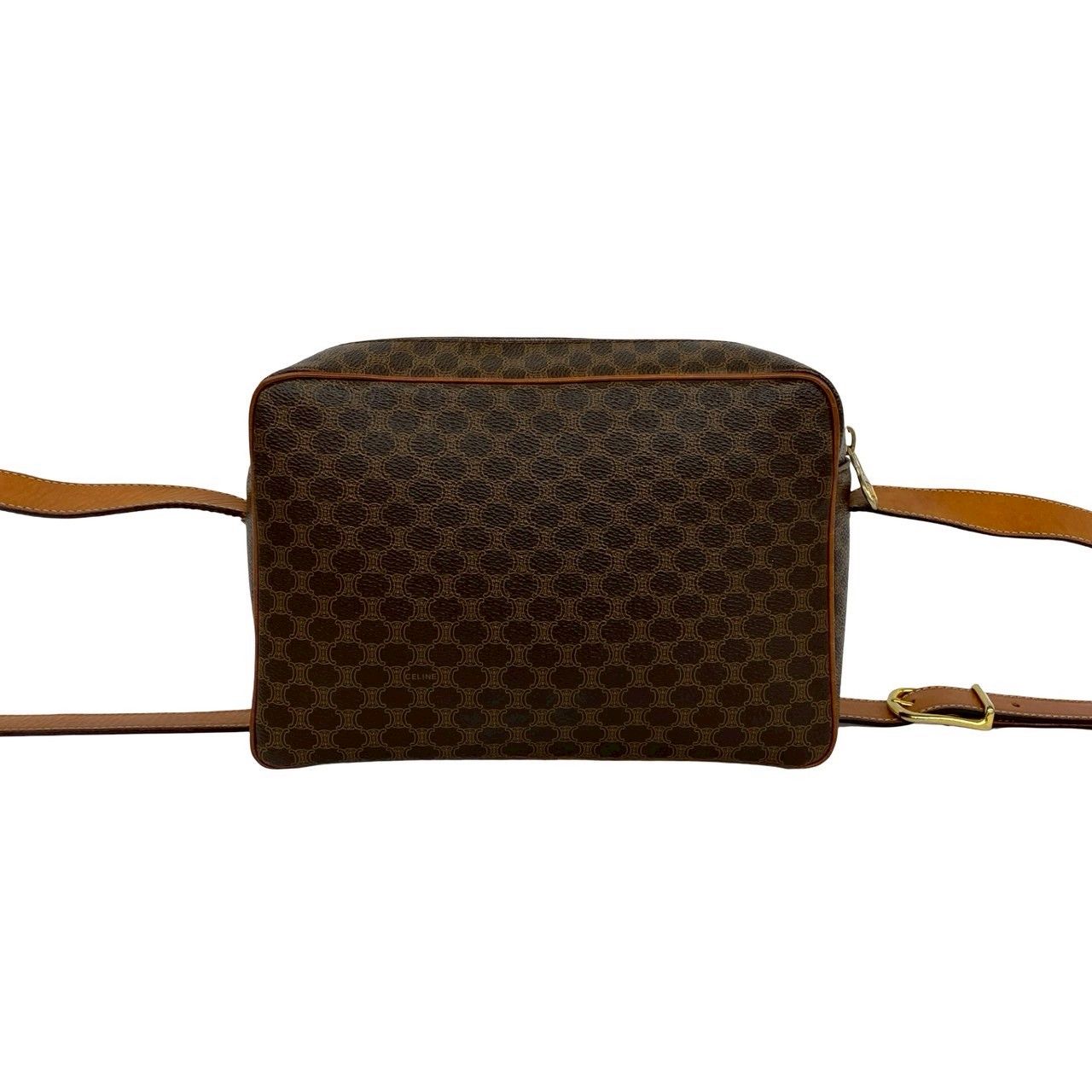 極 美品 CELINE セリーヌ ヴィンテージ マカダム ブラゾン トリオンフ 