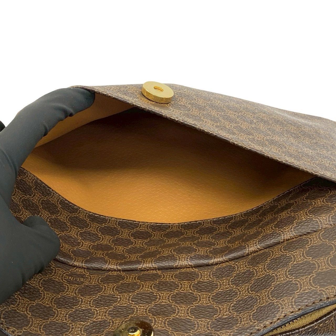 極 美品 CELINE セリーヌ ヴィンテージ マカダム ブラゾン トリオンフ 