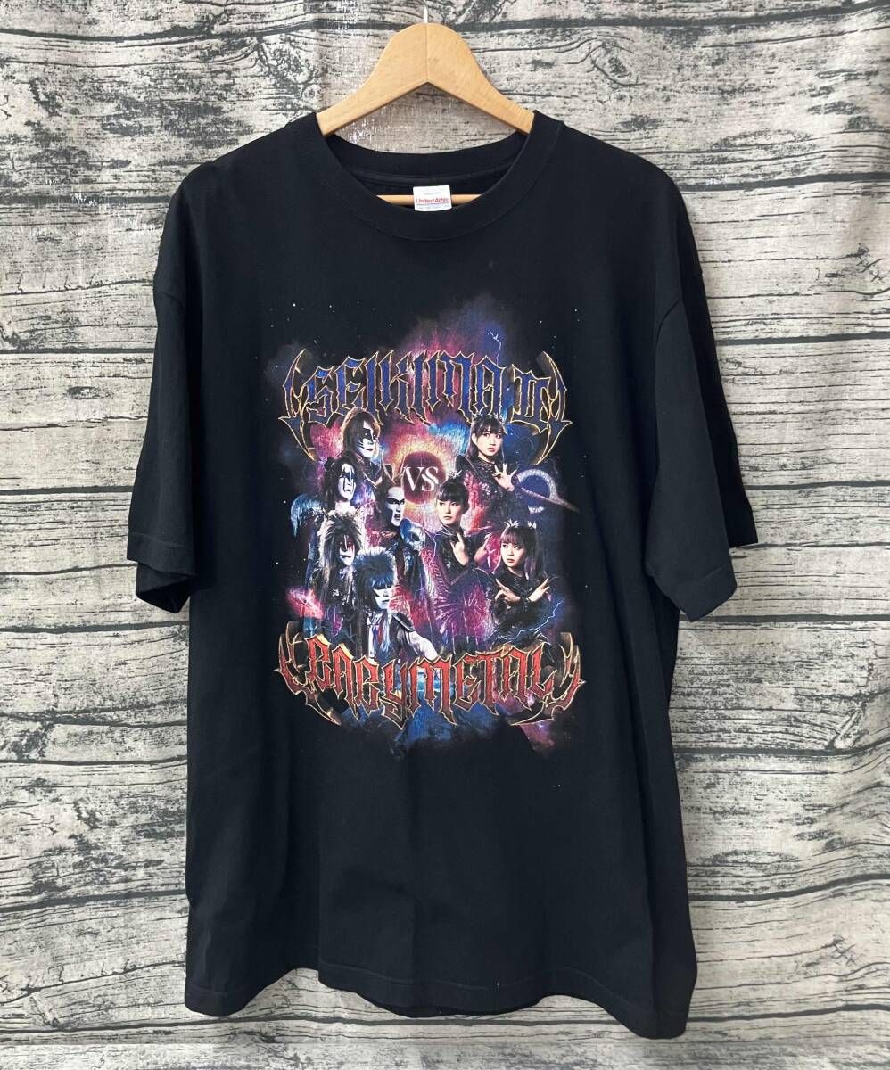 聖飢魔II × BABYMETAL 半袖Tシャツ ブラック size:XL