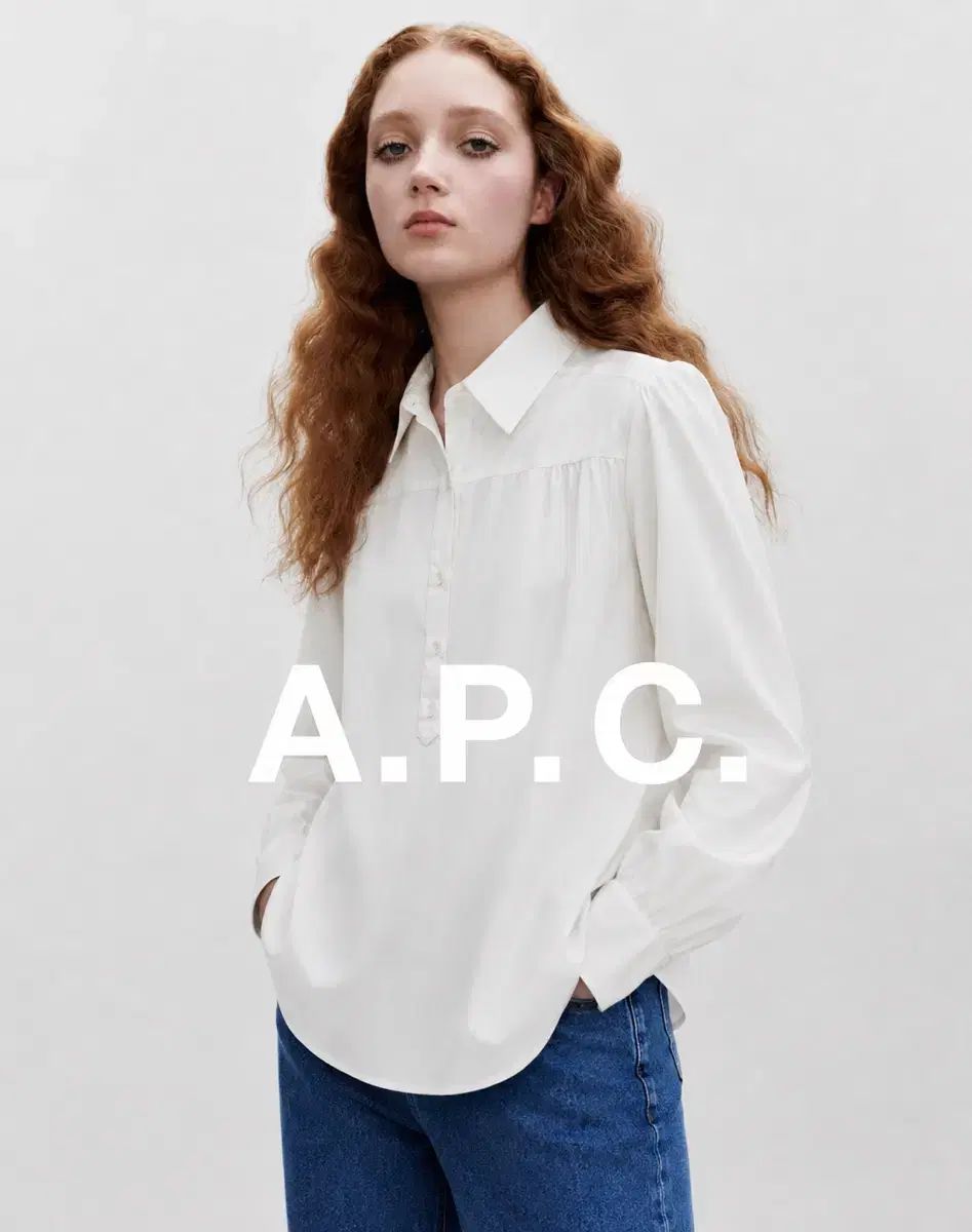 レディース A.P.C. アーペーセー レディース 白 プルオーバー シャツ
