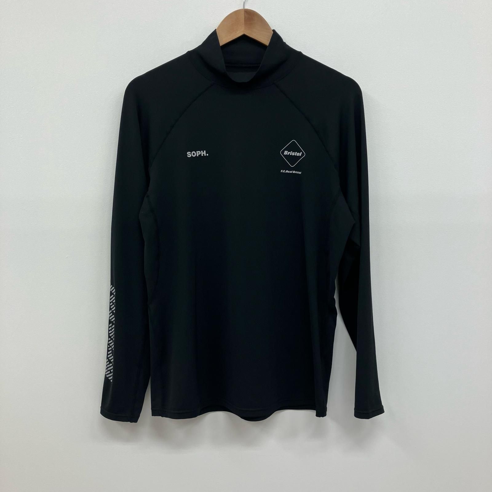 【イオン広店】 中古 FCRB | エフシーアールビー カットソー UNDER LAYER L/S MOCKNECK TOP FCRB-230049 ブラック サイズ：XL 【103】
