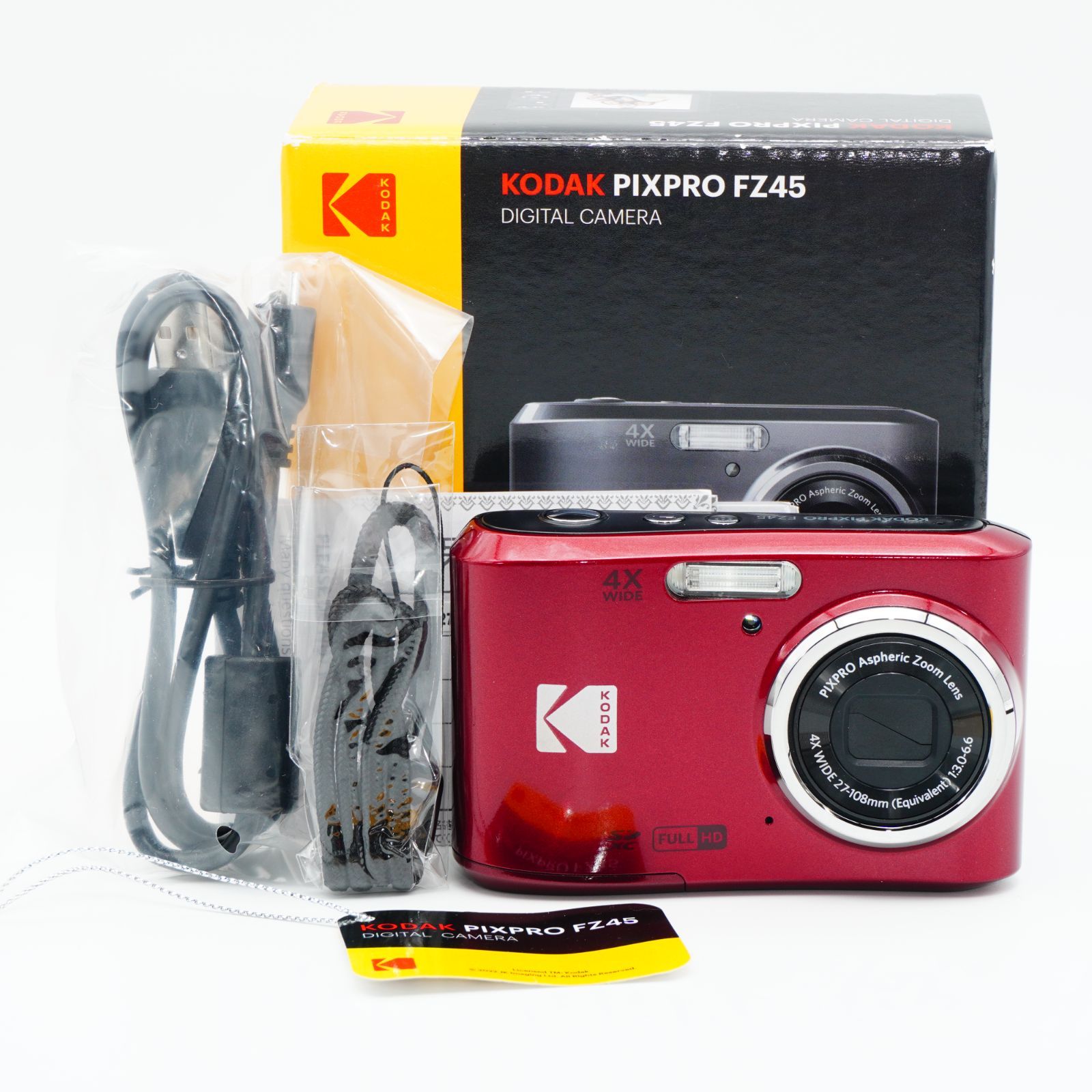 KODAK PIXPRO FZ45 レッド Friendly Zoom FZ45-RD #2605048 - メルカリ